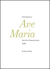 Ave Maria TTBB choral sheet music cover